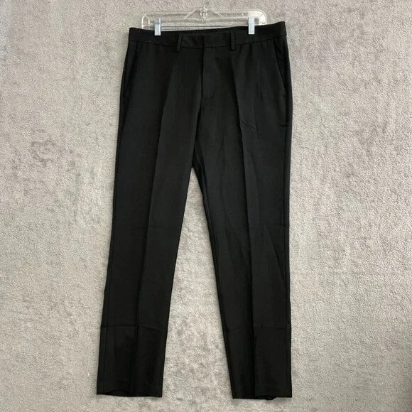 NEW Kenneth Cole Reaction Men's 34x30 Black Slim Fit Performance Pants - Picture 3 of 7